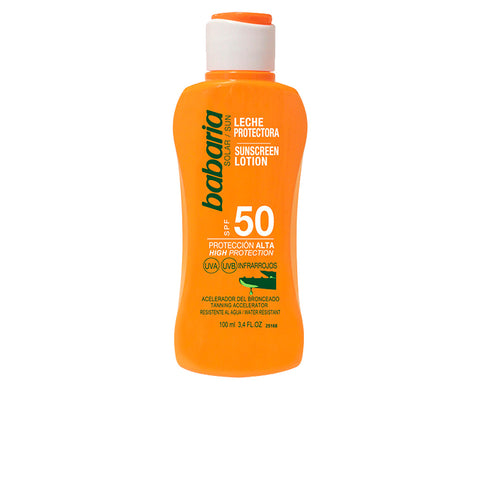 Leche Protectora Solar con Aloe Vera SPF50 100ml