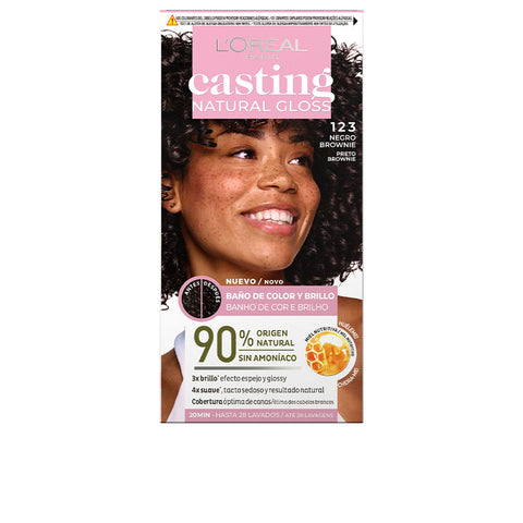 CASTING NATURAL GLOSS #123-negro brownie 180 ml