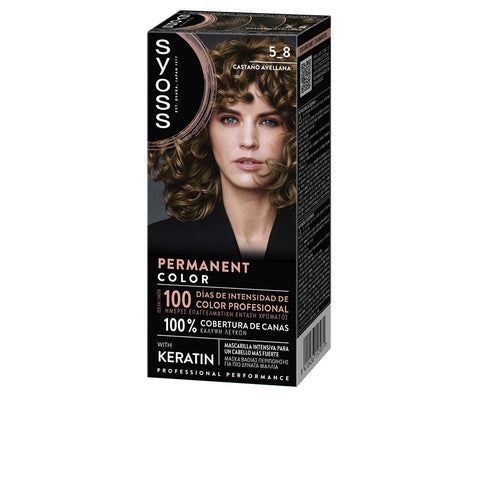 PERMANENT COLOR #5.8-Castaño Avellana 1 u