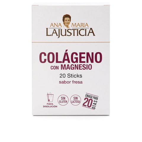 COLÁGENO CON MAGNESIO sabor fresa 20 sticks