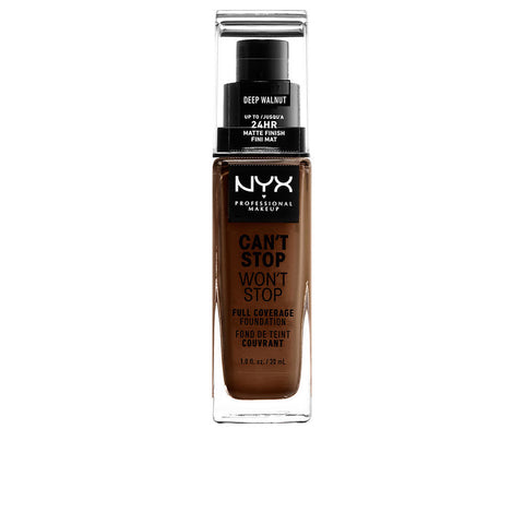 CAN'T STOP WON'T STOP full coverage foundation #deep walnut