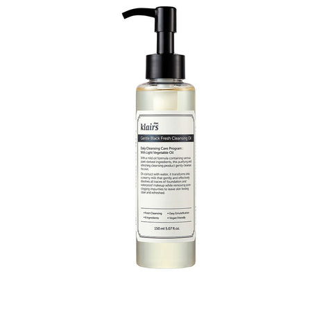 GENTLE BLACK fresh cleansing oil 150 ml