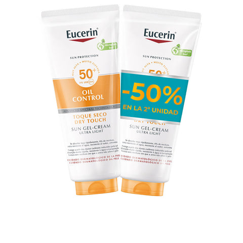 SUN BODY OIL CONTROL gel-cream SPF50+ pack 2 x 200 ml