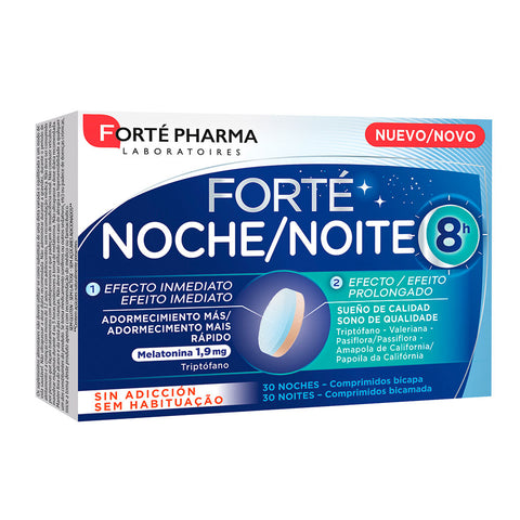 FORTÉ NOCHE 8 H adormecimiento más rápido comprimidos 30 u