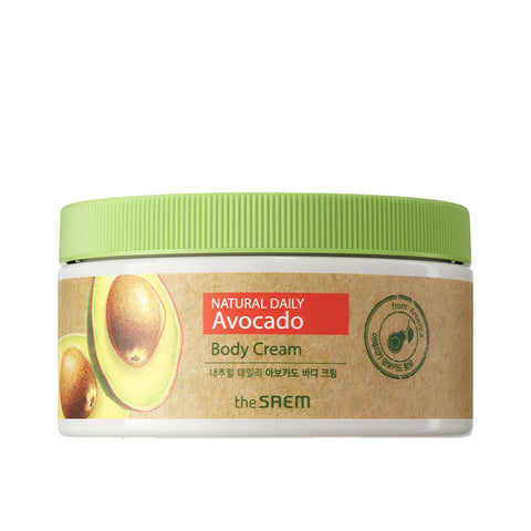 NATURAL DAILY AVOCADO body cream 300 ml