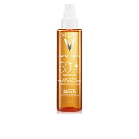 CAPITAL SOLEIL CELL PROTECT invisible photoprotective sun oil SPF50+ 200 ml