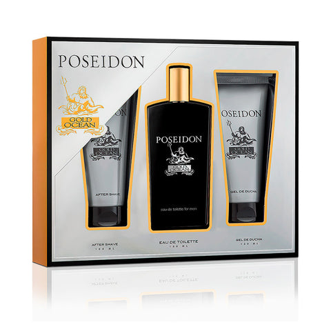 POSEIDON GOLD OCEAN FOR MEN LOT 3 pcs