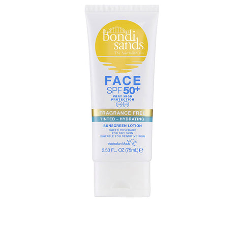 FACE SPF50+ loción facial hidratante con color 75 ml