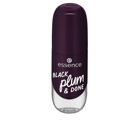GEL NAIL COLOR nail polish #84-Black Plum &amp; Done 8 ml