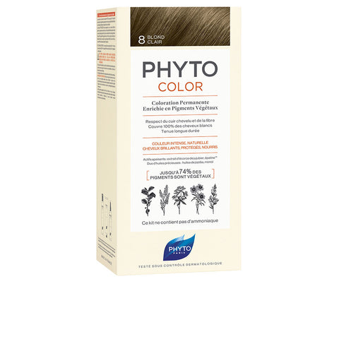PHYTOCOLOR #8-rubio claro 4 u