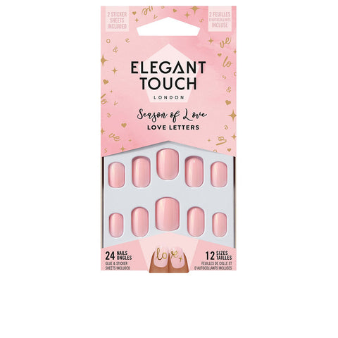LUXE LOOKS nails with glue squoval limited ed #love letters 24 u