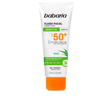 Aloe vera facial fluid for sensitive skin SPF 50+ 75 ml