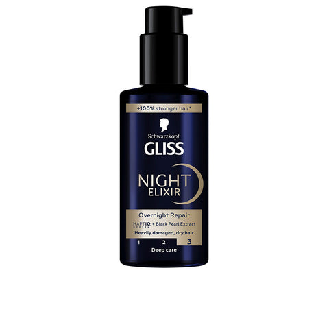 GLISS NIGHT ELIXIR serum for damaged hair 100 ml