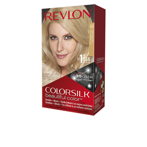 COLORSILK tinte #80-rubio claro cenizo 1 u