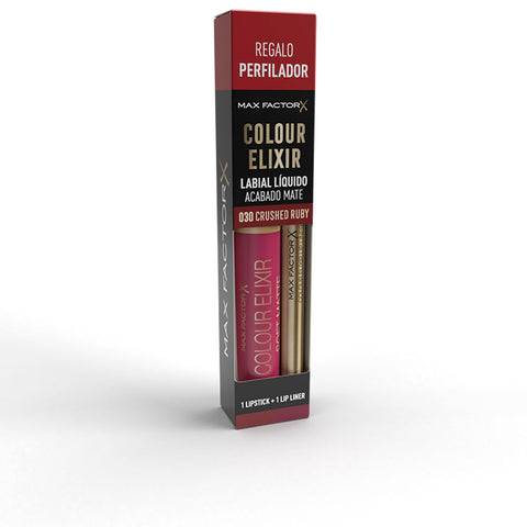 COLOR ELIXIR LIPLINER SOFT MATTE LOT #030-Crushed Ruby 2 u