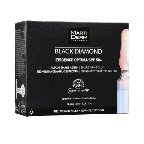 BLACK DIAMOND EPIGENCE OPTIMA ampoules for normal-dry skin SPF50+ 10 x 2 ml