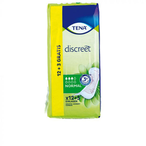 DISCREET normal incontinence compress 15 u