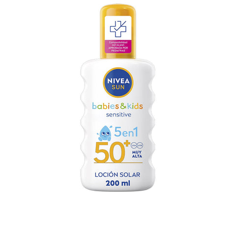 SUN BABIES&amp;KIDS 5 in 1 sun lotion SPF50+ 200 ml