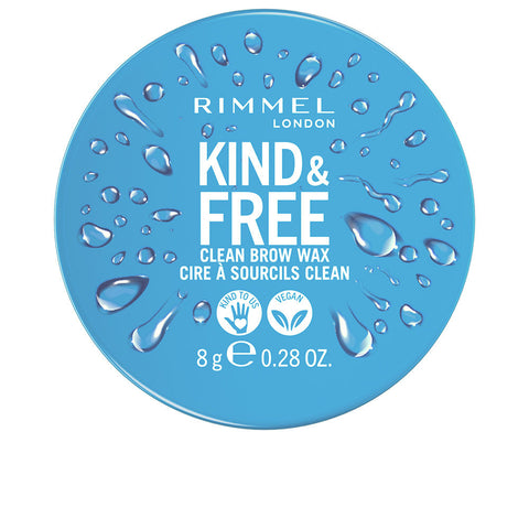 KIND &amp; FREE clean brow wax #001-clear 8 gr