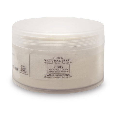 NATURAL MASK pure argan oil and ghassoul 200 ml