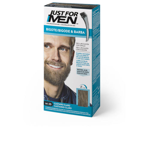 COLORANT in gel for mustache, beard and sideburns #light brown 15 ml